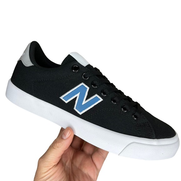 New Balance Other - New Balance Youth Boys Girls Skate Sneakers Size 5.5 Black-Sky Blue Canvas Upper